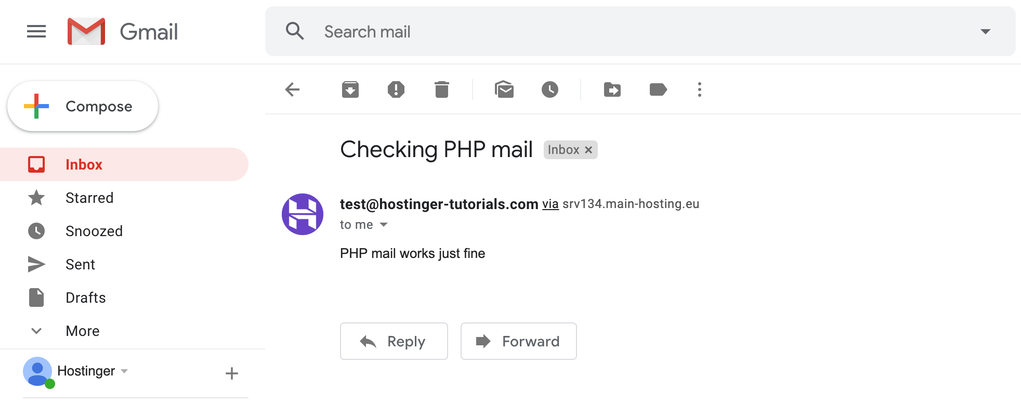 Gmail PHPmail