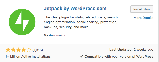 Plugin Jetpack WordPress