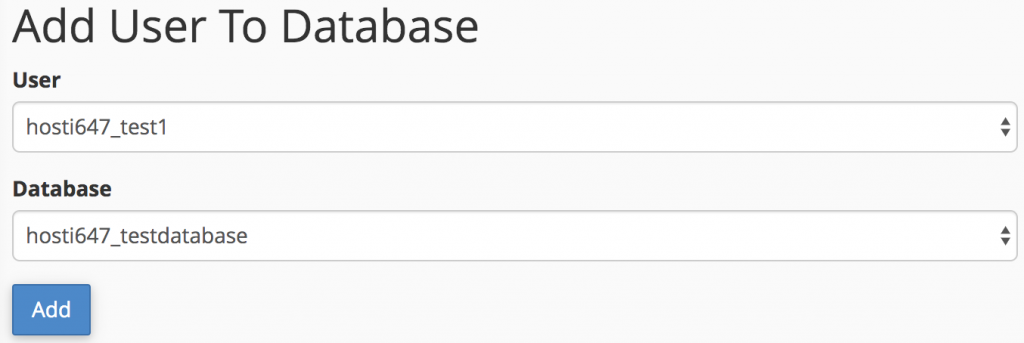 Tambah user ke database