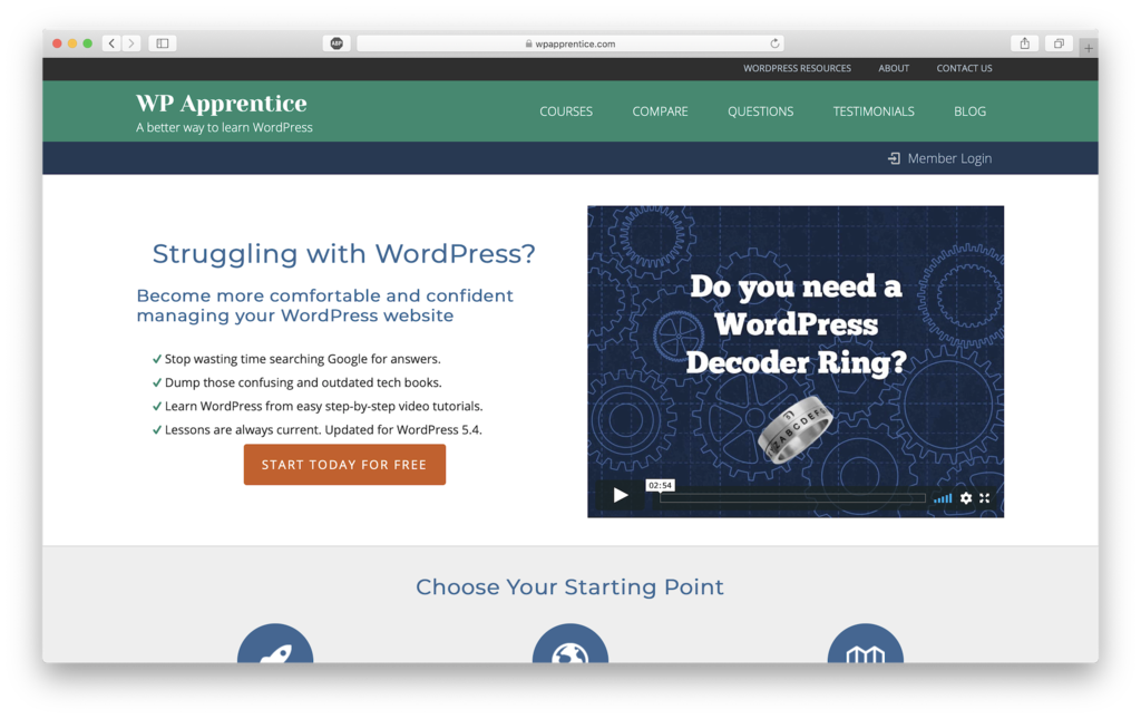 Belajar WordPress lengkap di WP Apprentice