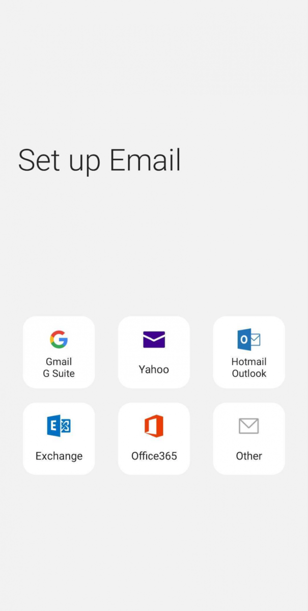 Konfigurasi Email Samsung