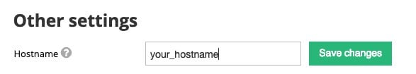 Cara mengganti hostname di CentOS 7 melalui cpanel hostinger