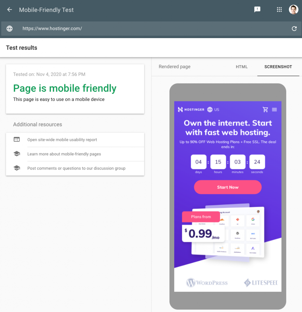 Tool tes mobile friendly Google