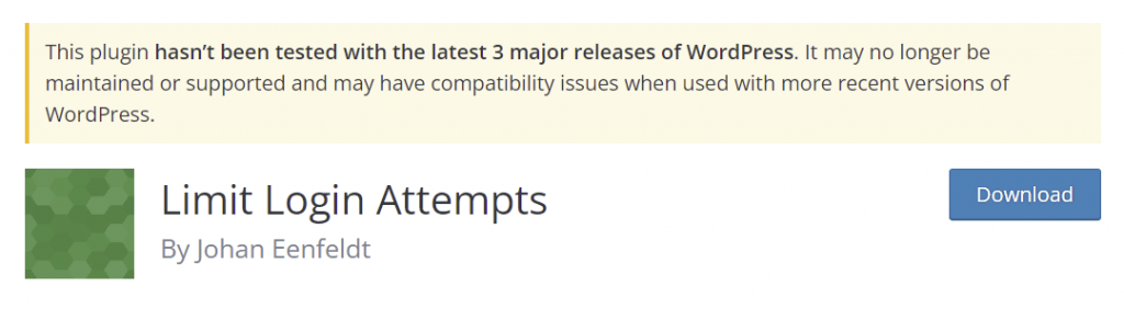 contoh plugin wordpress yang tidak update
