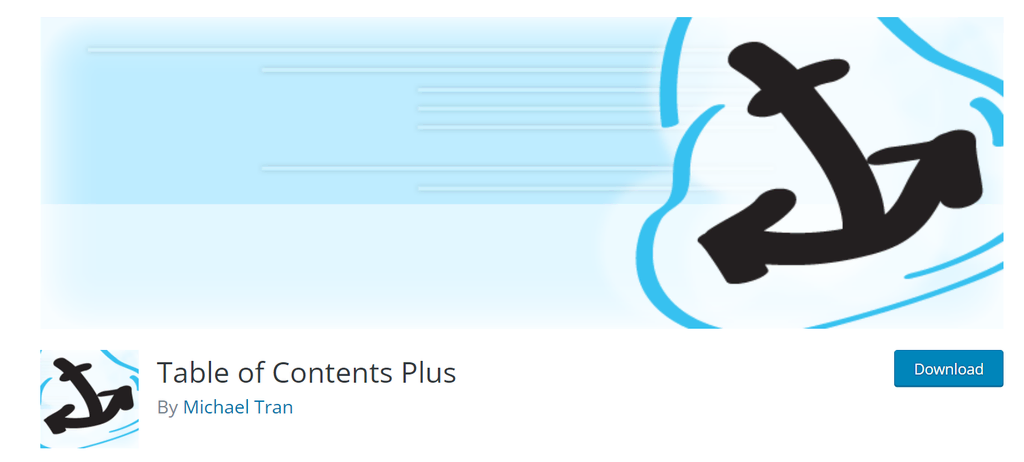 plugin Table of Contents Plus