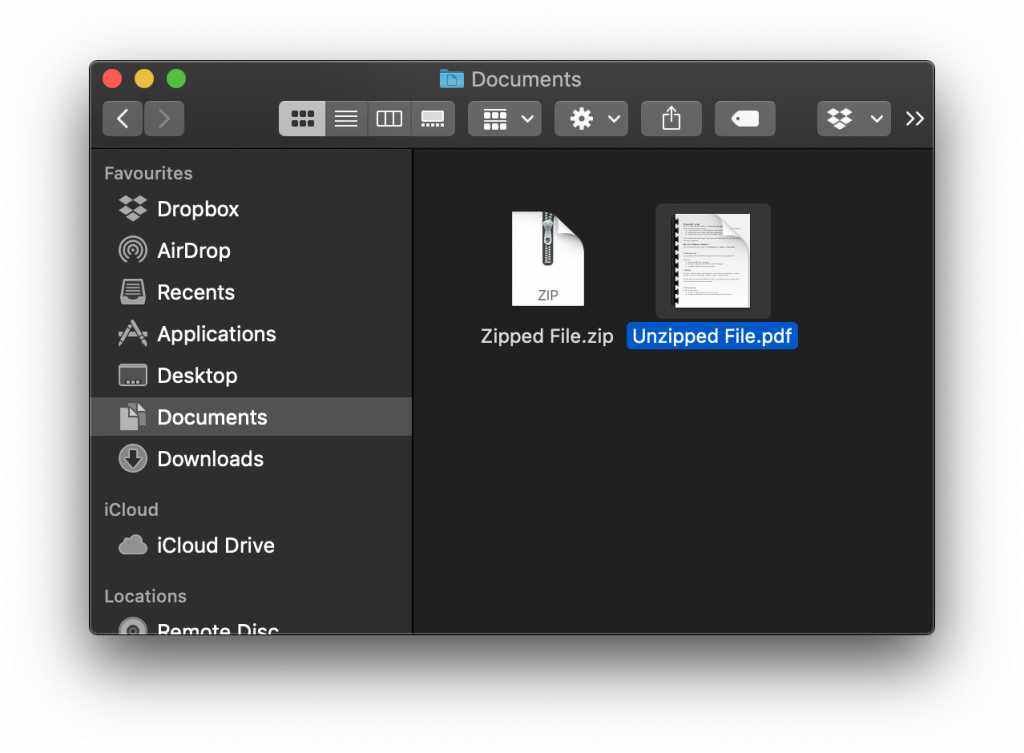 cara ekstrak file di macbook