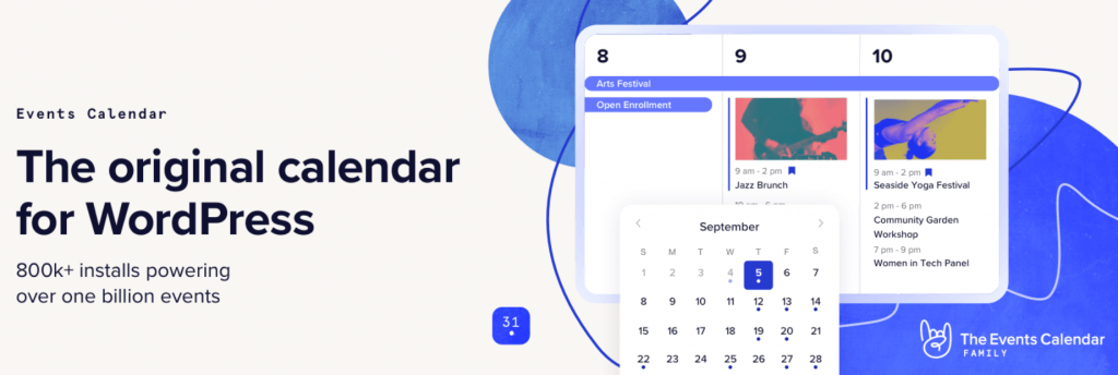 The Events Calendar, plugin kalender untuk WordPress.