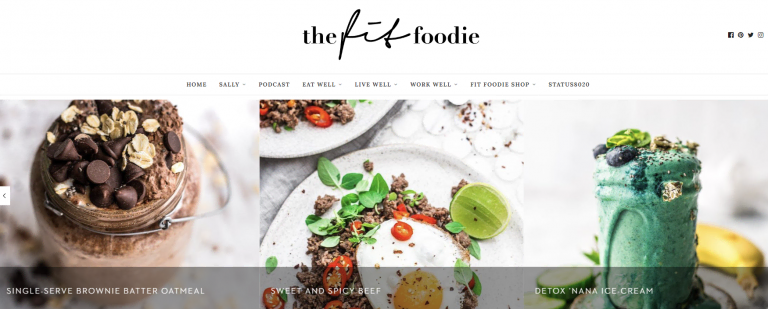 homepage the fit foodie