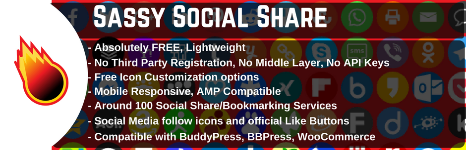 Sassy Social Share, plugin social media WordPress
