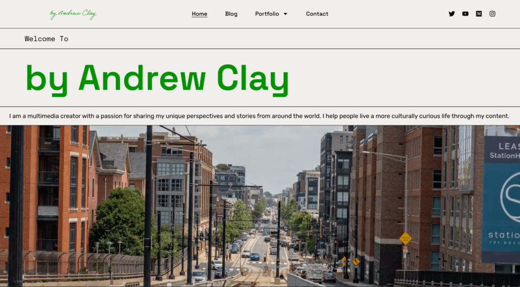 situs web pribadi By Andrew Clay