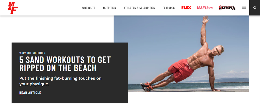 homepage muscle and fitness