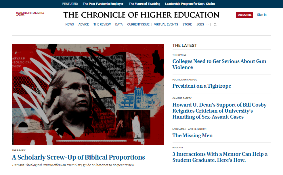 homepage the chronicle of higher education