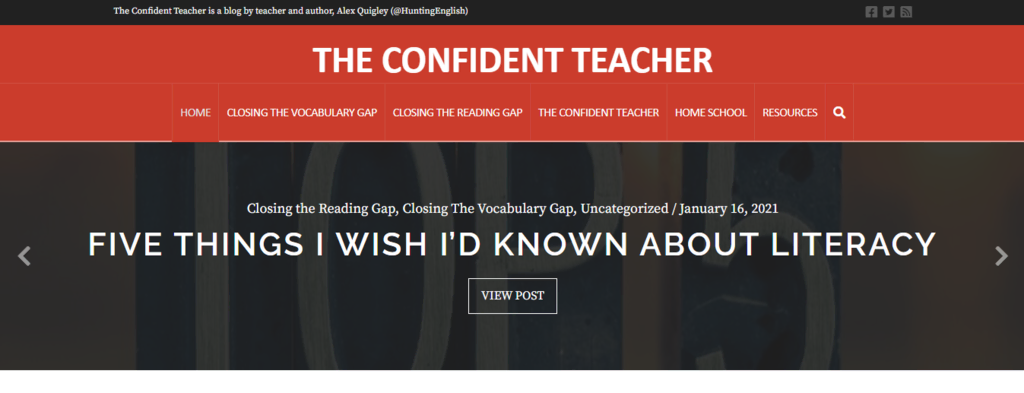homepage the confident teacher
