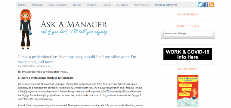 website ask a manager