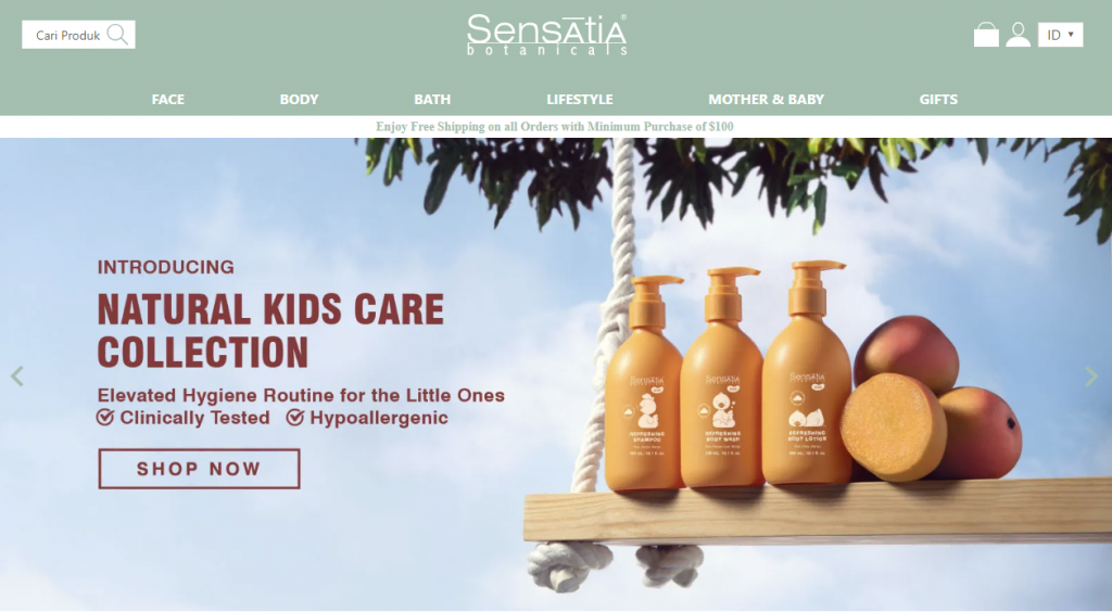 brand sensatia sebagai contoh jualan online yang laku setiap hari dari segmen produk kecantikan