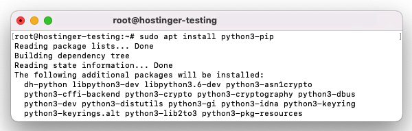install python3