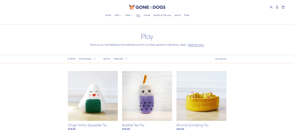 website gone to the dogs