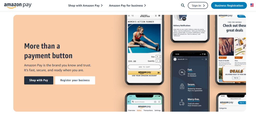 homepage Amazon Pay