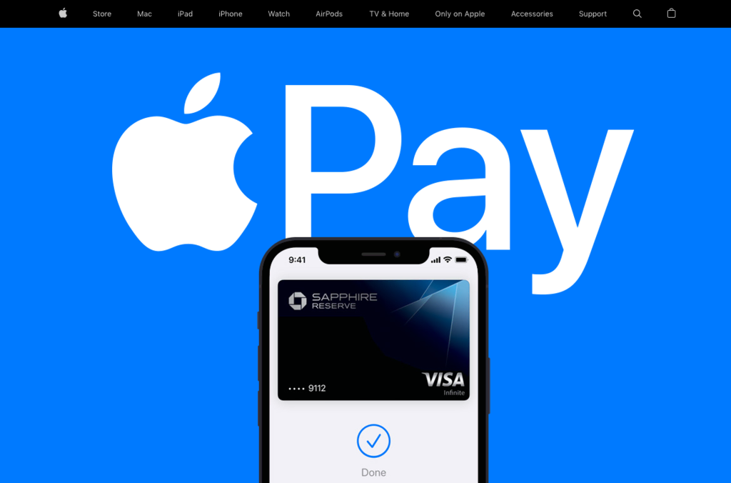 homepage apple pay