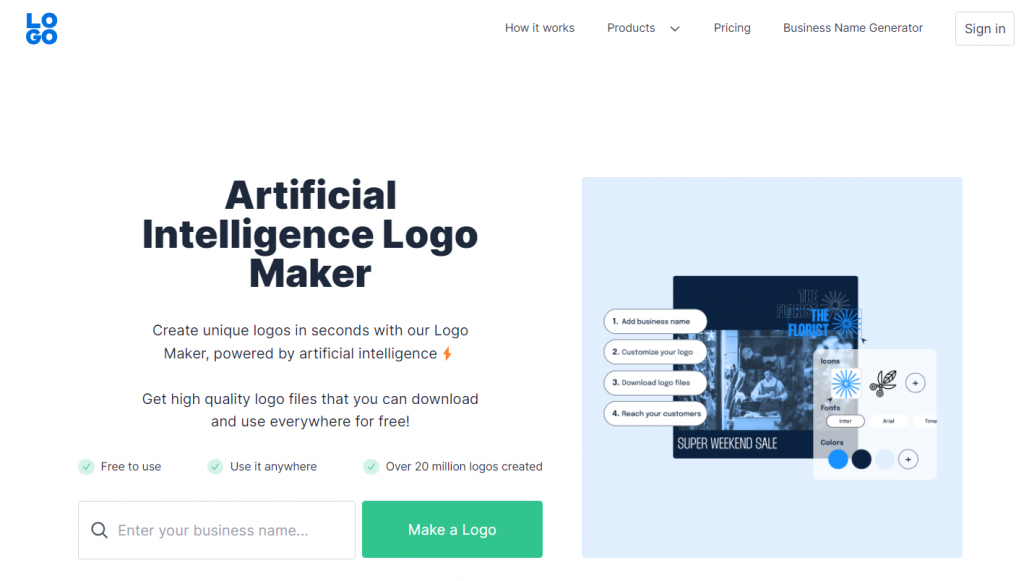 logo com platform untuk membuat logo online