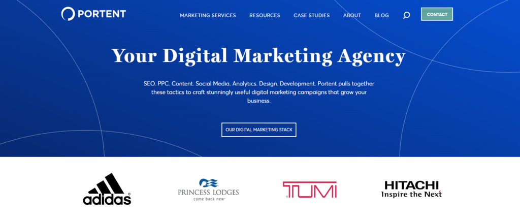 portent contoh website agensi digital marketing