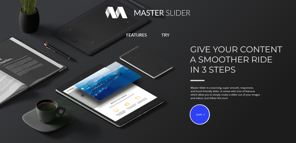 landing page plugin master slider